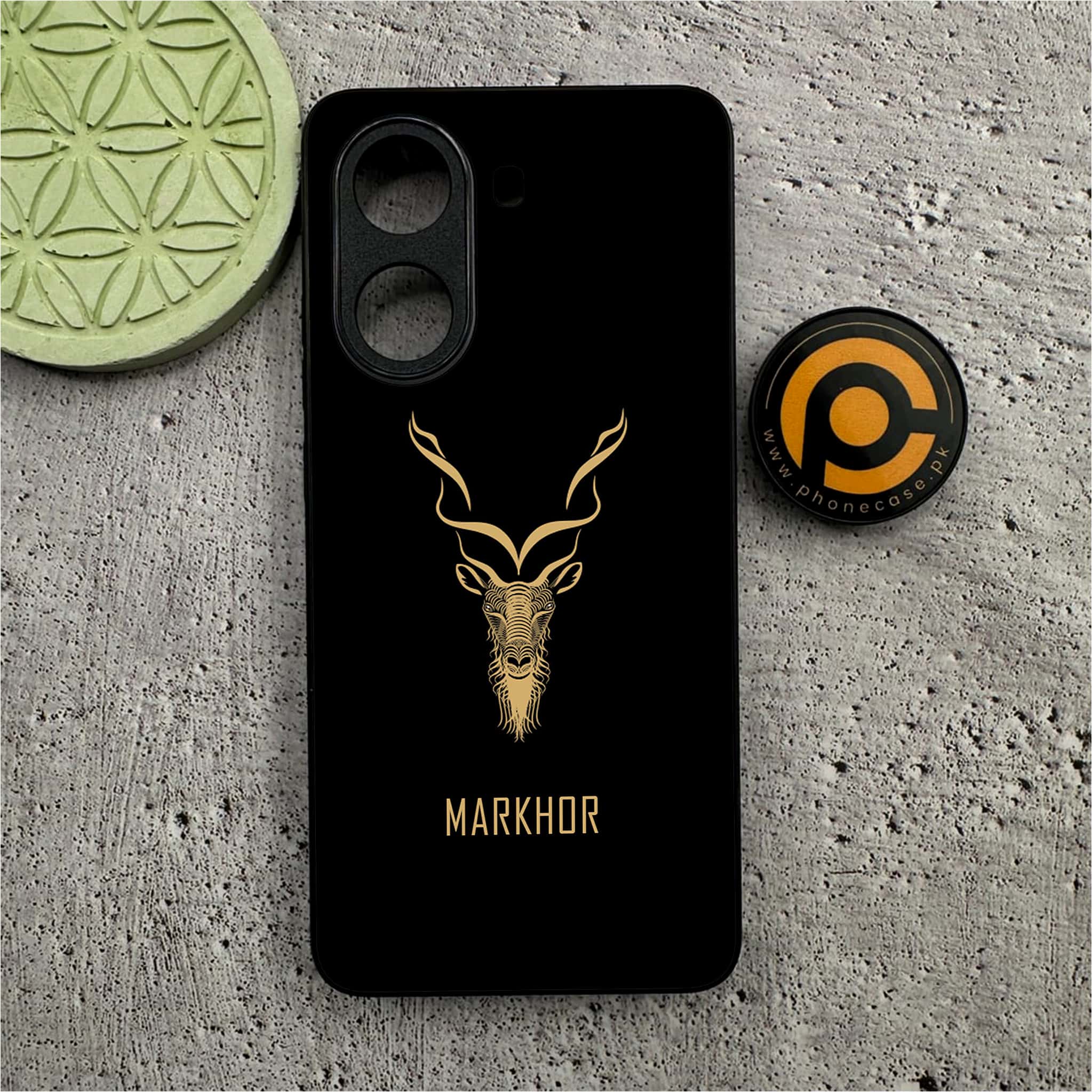 Xiaomi Redmi Turbo 4 - Markhor Series - Premium Metal Printed soft Bumper shock Proof Case