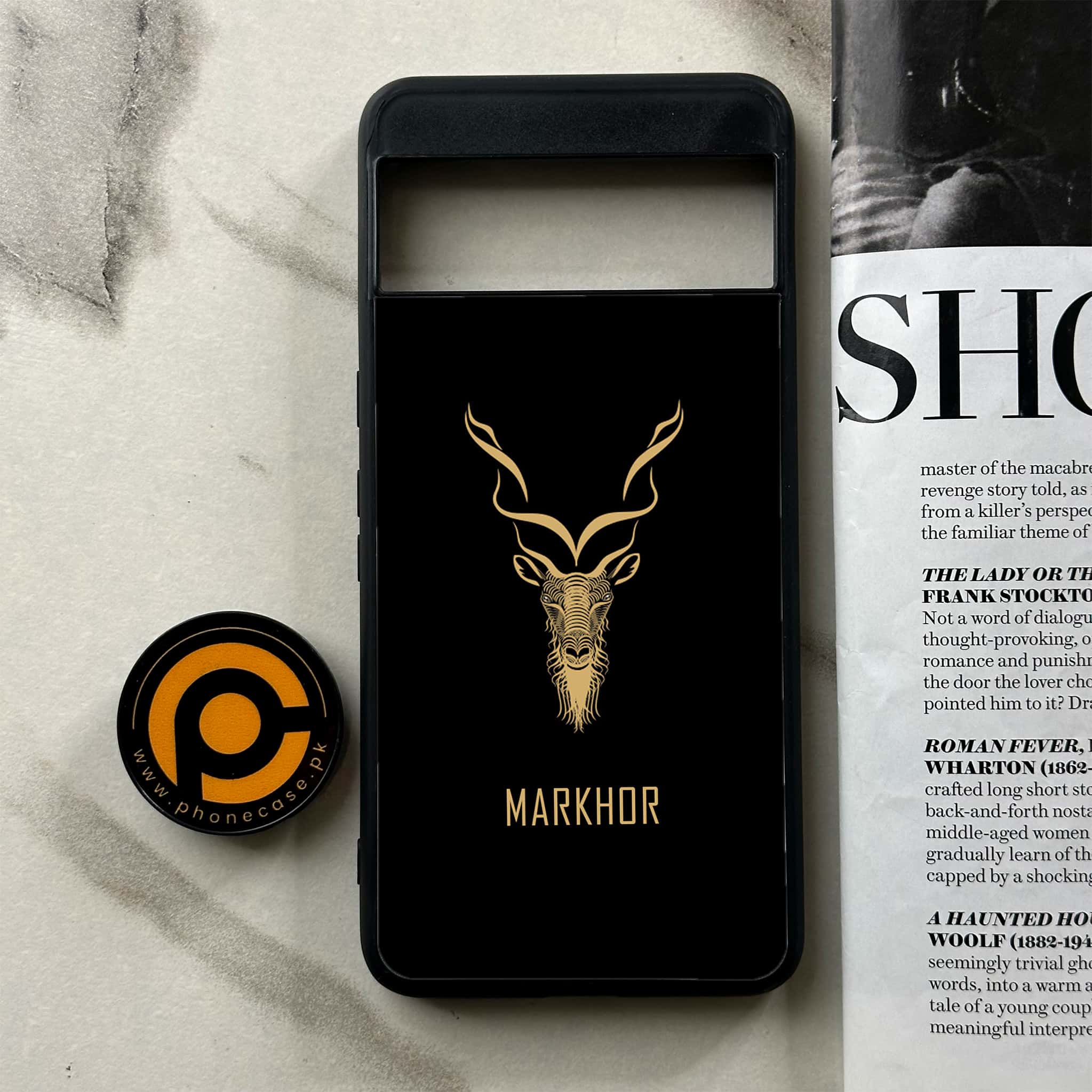 Google Pixel 8a - Markhor Series - Premium Printed soft Bumper Shock Proof Case
