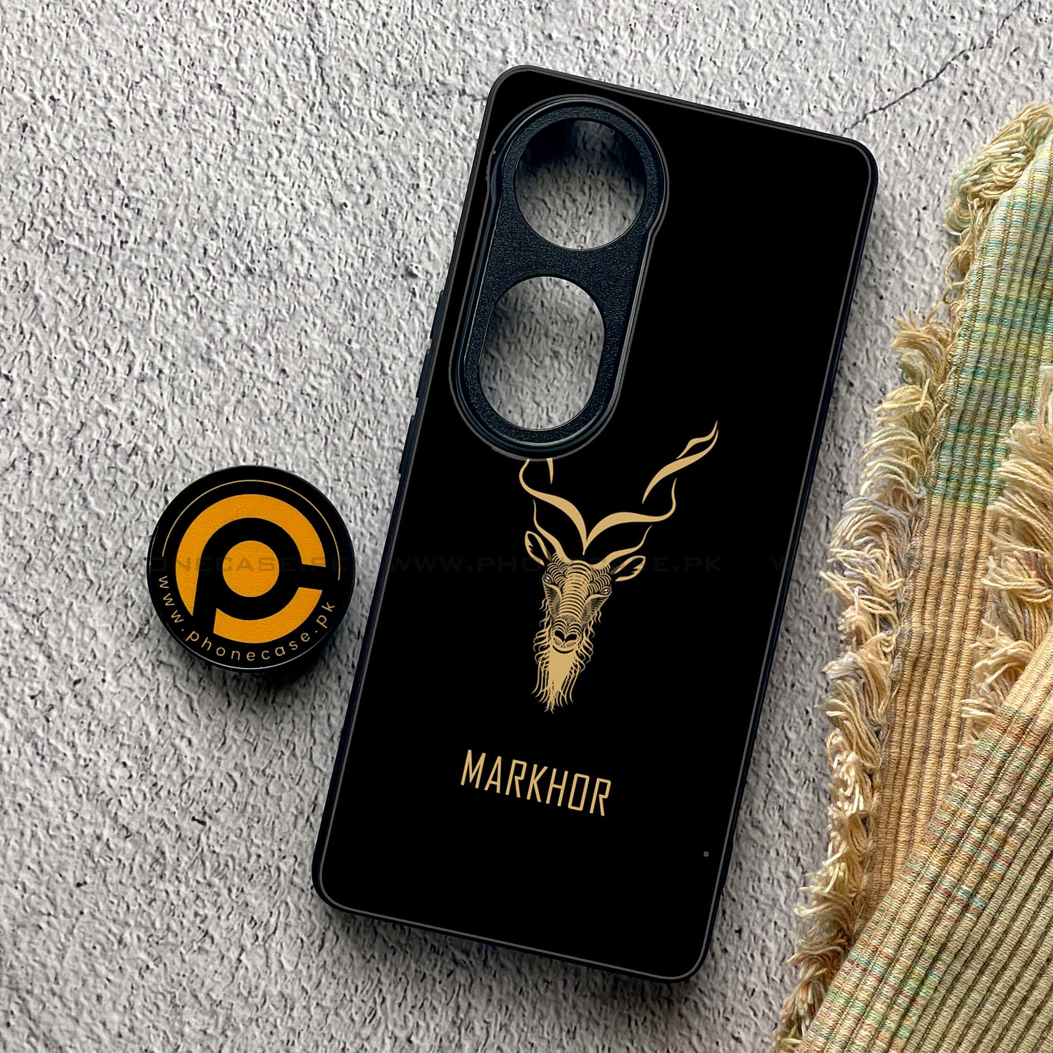 Vivo S19 Pro - Markhor Series - Premium Metal Printed soft Bumper shock Proof Case