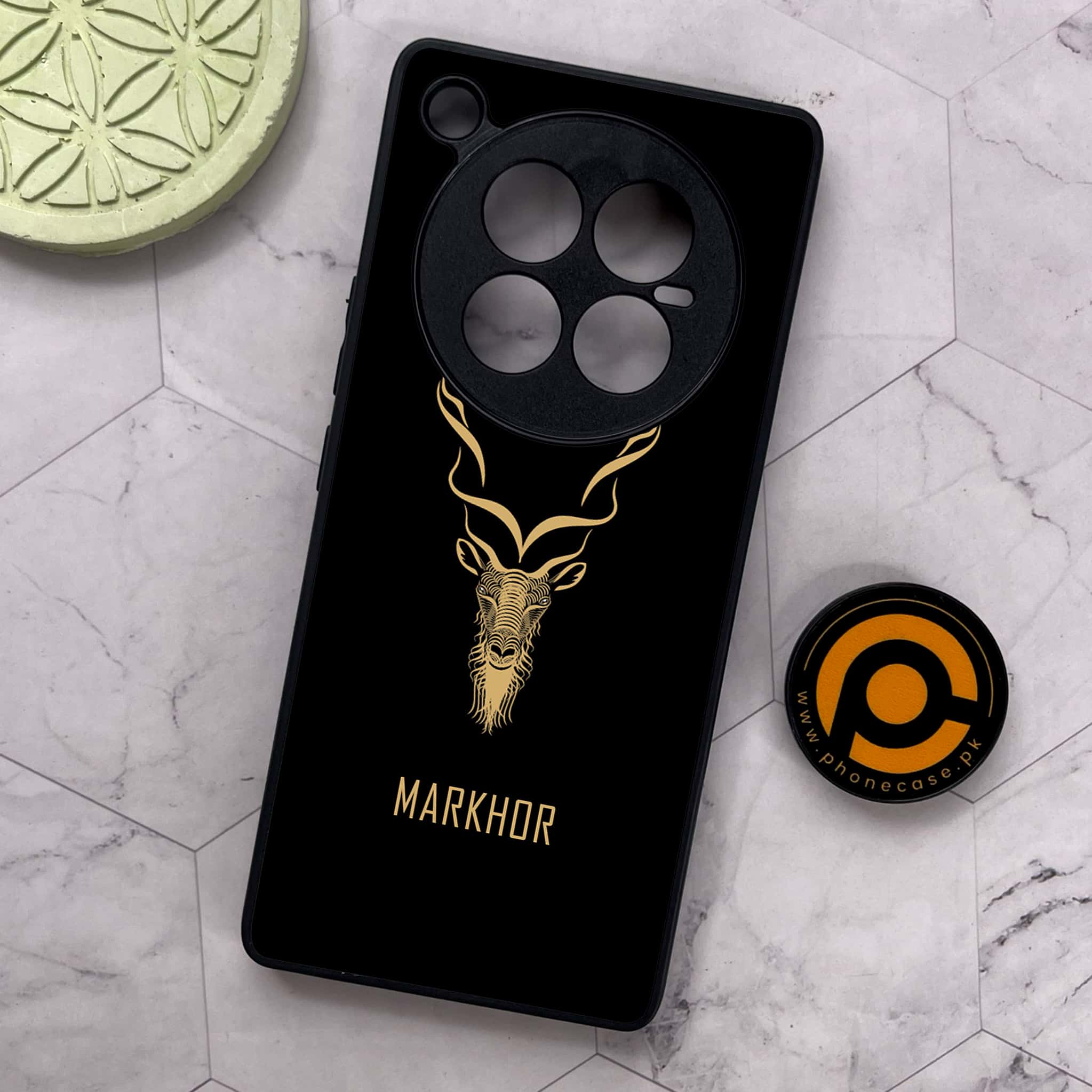 Infinix Zero 40 5G - Markhor Series - Premium Metal Printed soft Bumper shock Proof Case