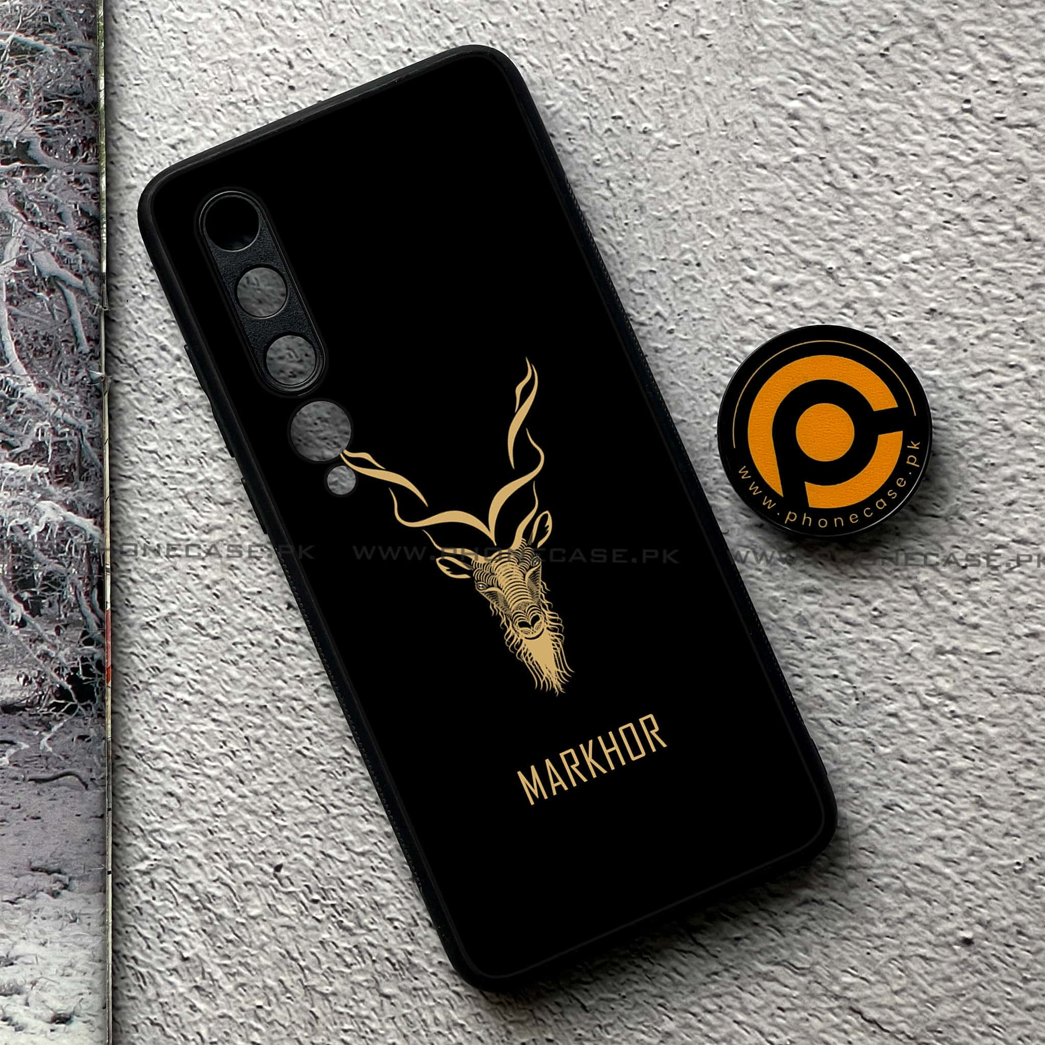 Xiaomi Mi 10 - Markhor Series - Premium Printed Glass soft Bumper shock Proof Case