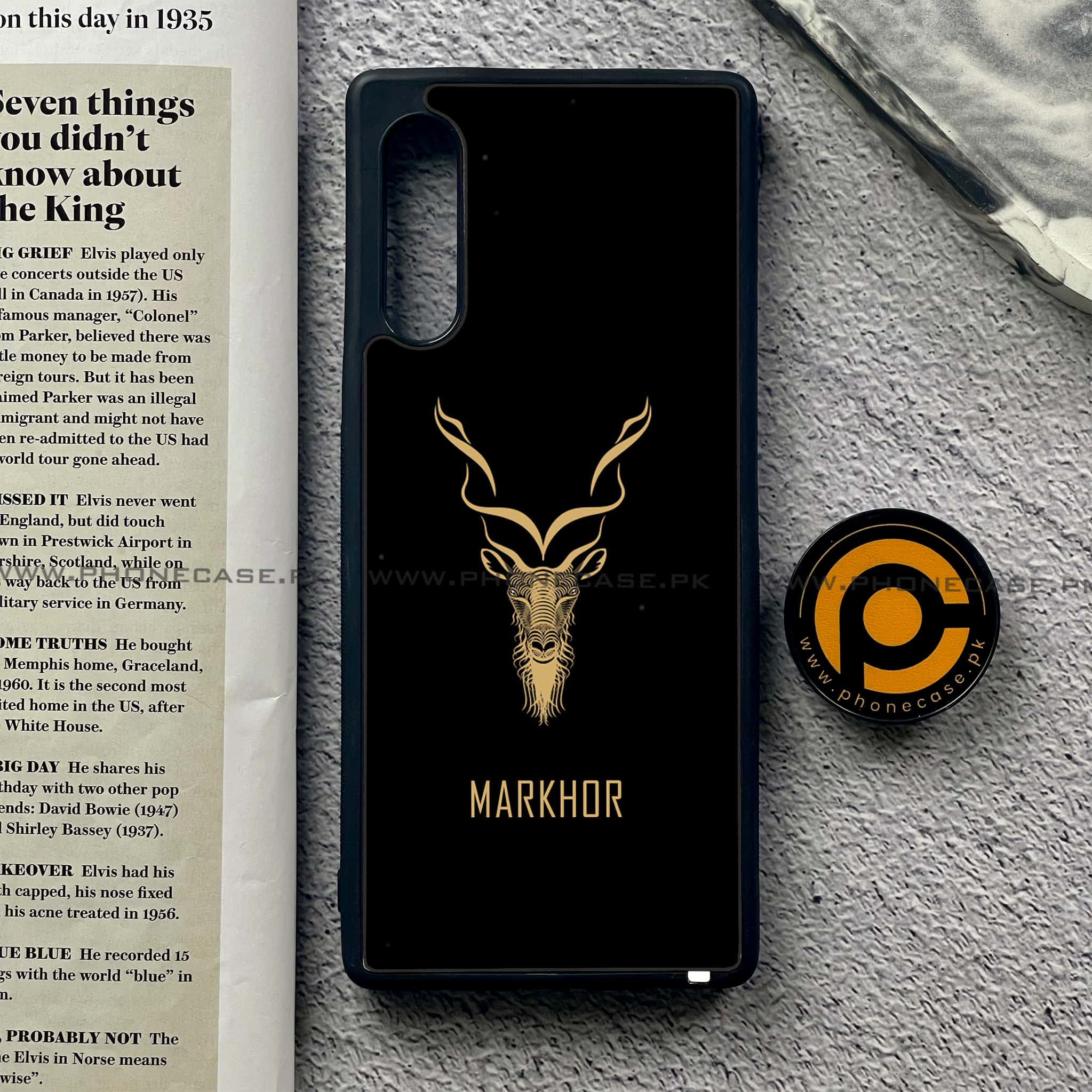 LG Velvet - Markhor Series - Premium Printed Glass soft Bumper shock Proof Case