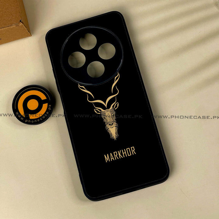 Redmi 14C / Poco C75 4G  - Markhor Design 3 - Premium Metal Printed soft Bumper shock Proof Case CS-33999 CS-35122 CS-35943 CS-36723 CS-41906 CS-46409