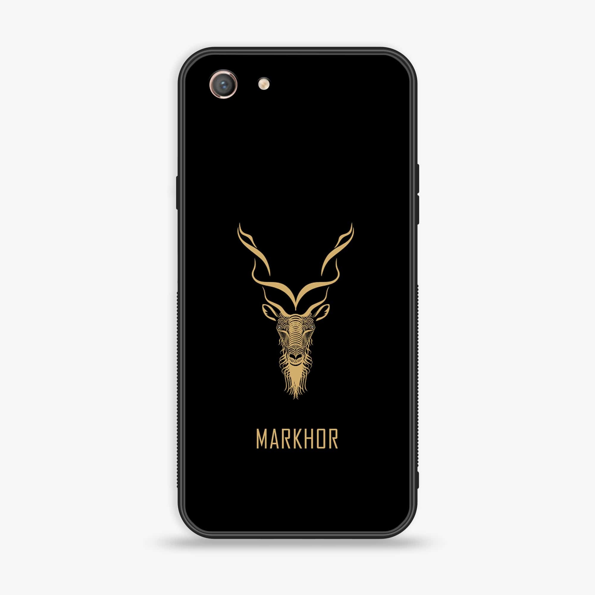 Oppo A71 (2018) - Markhor Series - Premium Printed Glass soft Bumper shock Proof Case