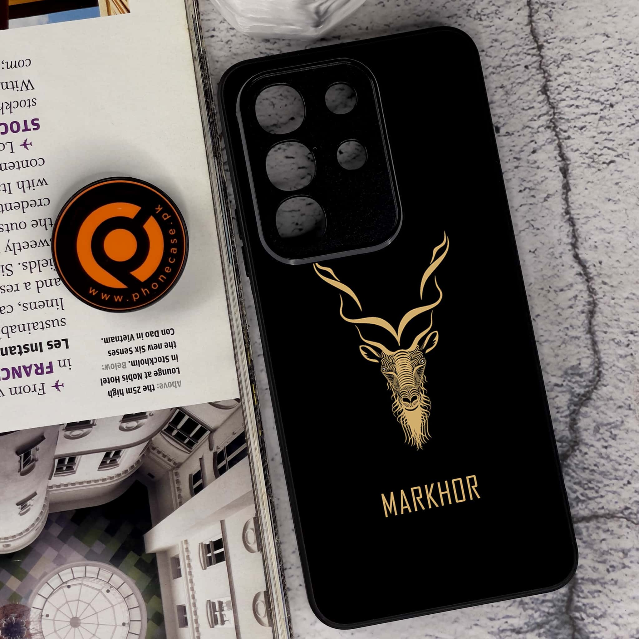 Vivo Y29 4G - Markhor Series - Premium Metal Printed soft Bumper Shock Proof Case