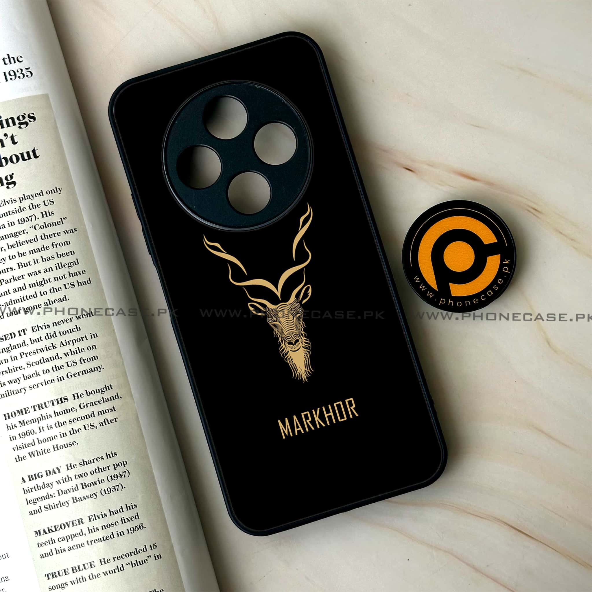 Oppo F27 Pro - Markhor Series - Premium Metal Printed soft Bumper Shock Proof Case