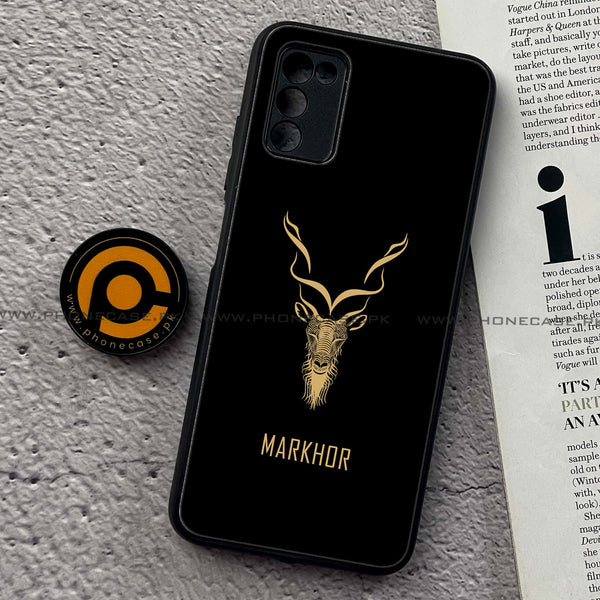 Samsung Galaxy A02s - Markhor Design 3 - Premium Printed Metal soft Bumper shock Proof Case  CS-29059
