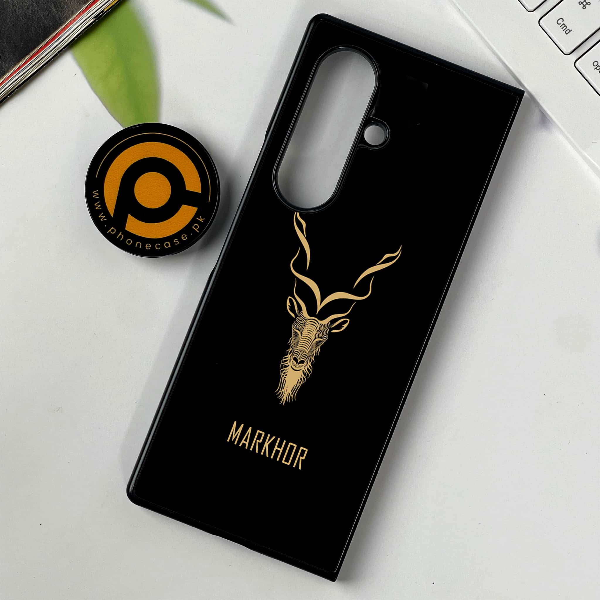 Samsung Galaxy Z Fold 7 - Markhor Series - Premium Metal Printed soft Bumper shock Proof Case
