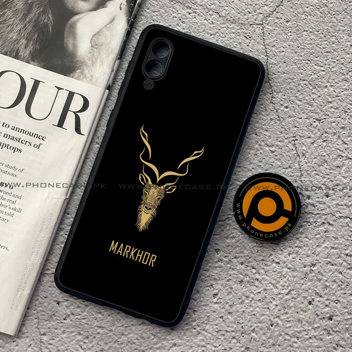 Galaxy A02 - Markhor Design 3 - Premium Printed Metal soft Bumper shock Proof Case  CS-24669 CS-31862