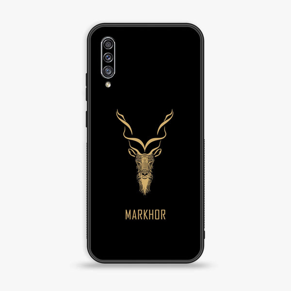 Galaxy A50/ A50s/ A30s - Markhor Design 3 - Premium Printed Glass soft Bumper shock Proof Case CS-14767