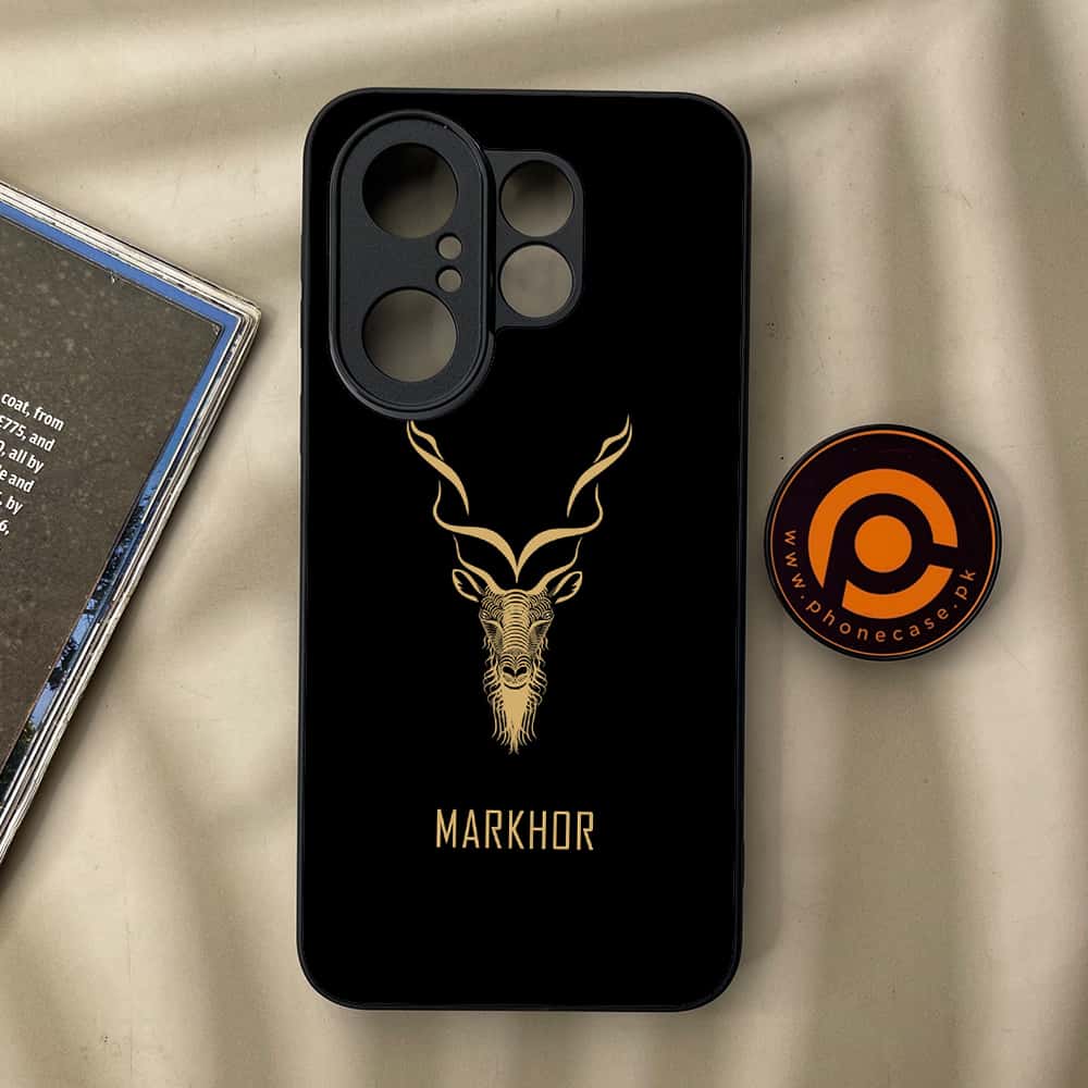 Vivo X200 FE - Markhor Series - Premium Metal Printed soft Bumper Shock Proof Case