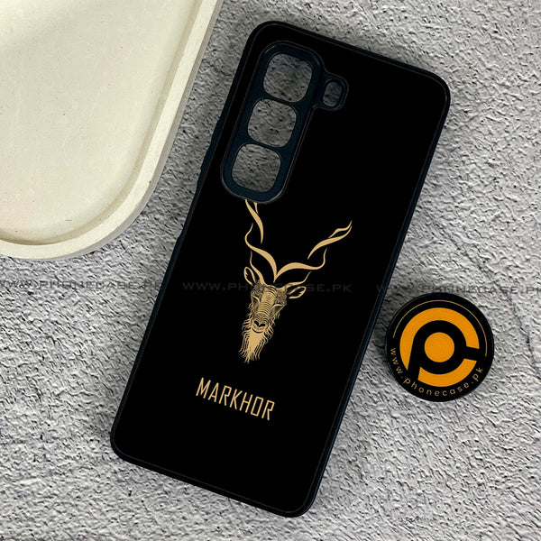 Infinix Hot 50 4G - Markhor Design 3 - Premium Printed Glass soft Bumper shock Proof Case CS-19597