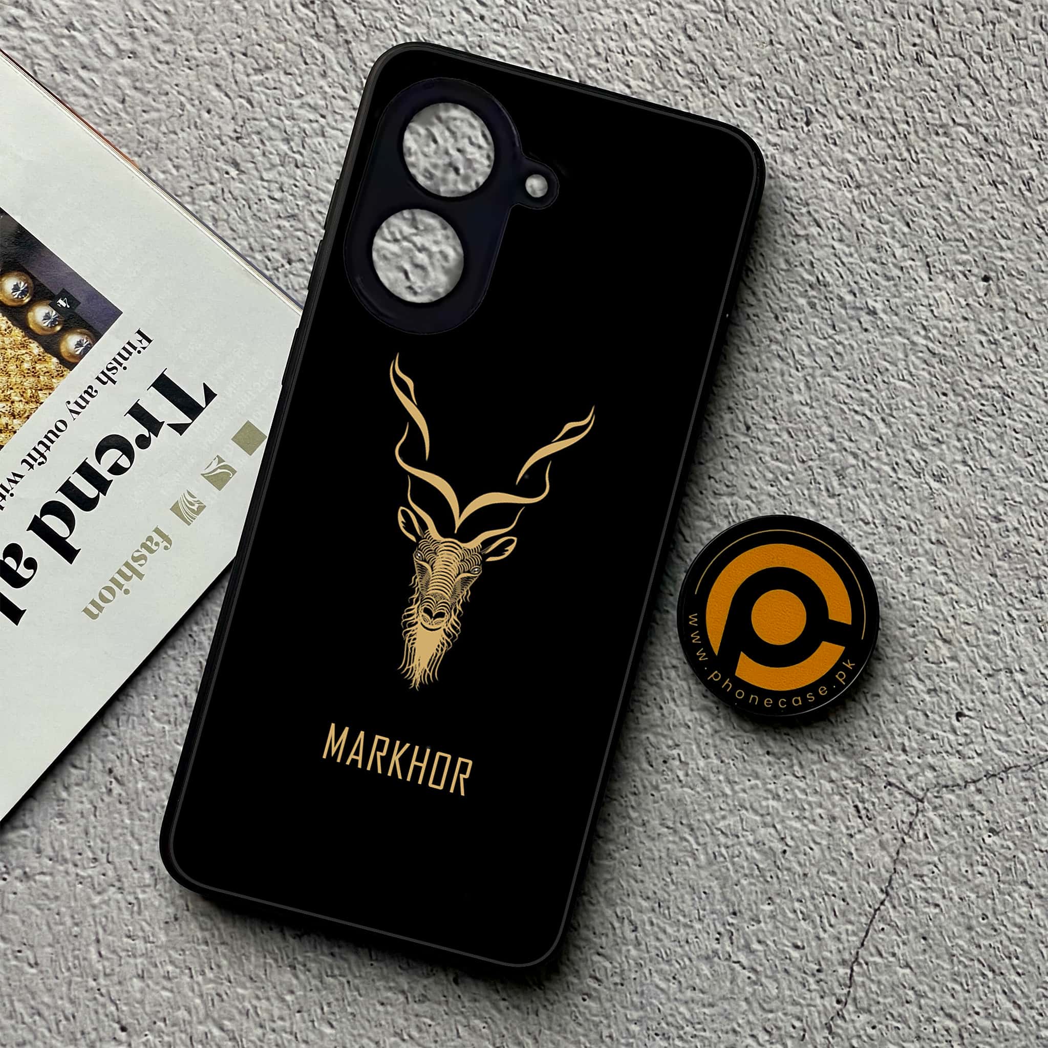 Xiaomi Redmi A5 - Markhor Series - Premium Metal Printed soft Bumper shock Proof Case
