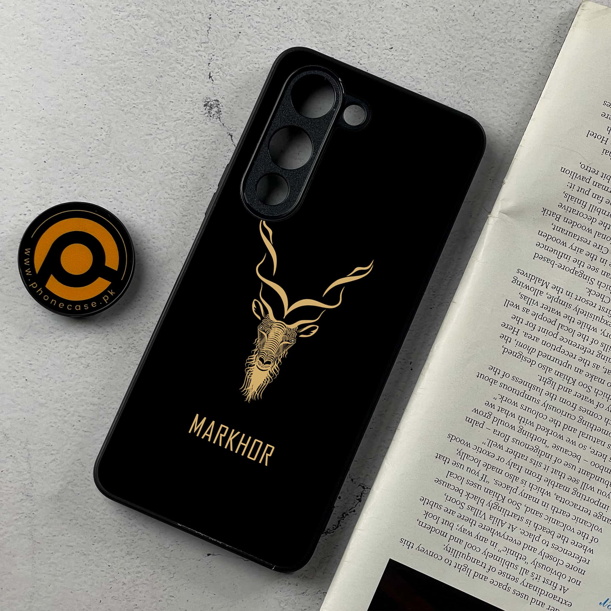 Vivo Y04 - Markhor Series - Premium Metal Printed Soft Bumper Shockproof Case
