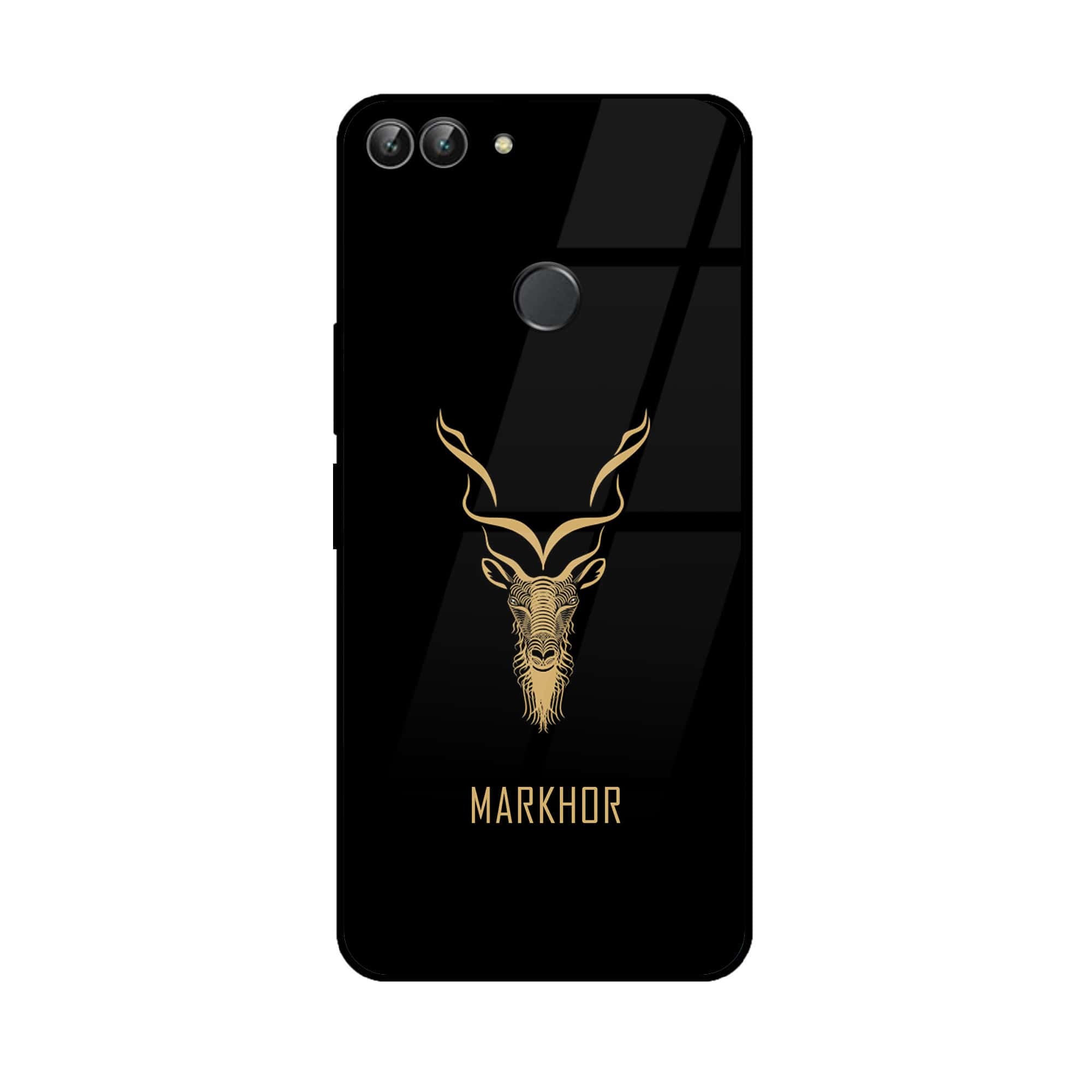 Huawei P Smart - Markhor Series - Premium Printed Glass soft Bumper shock Proof Case