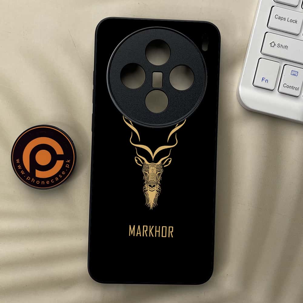 Vivo X200 - Markhor Series - Premium Metal  Printed soft Bumper shock Proof Case
