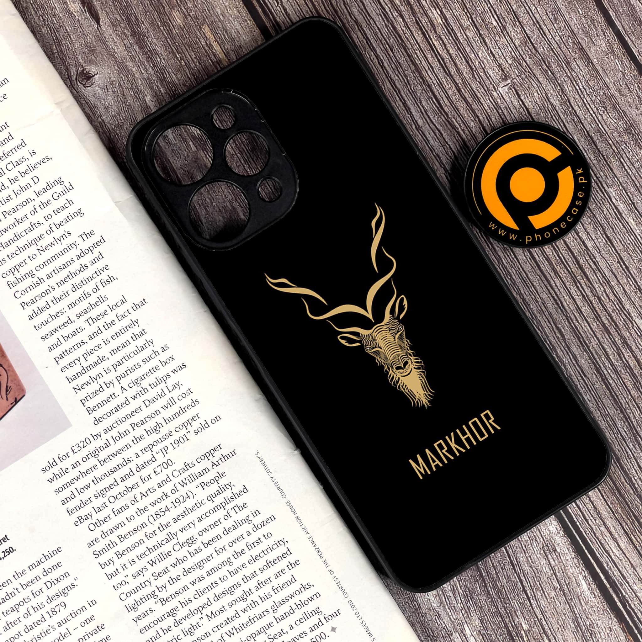 Xiaomi Redmi 12 - Markhor Series - Premium Printed Glass soft Bumper shock Proof Case