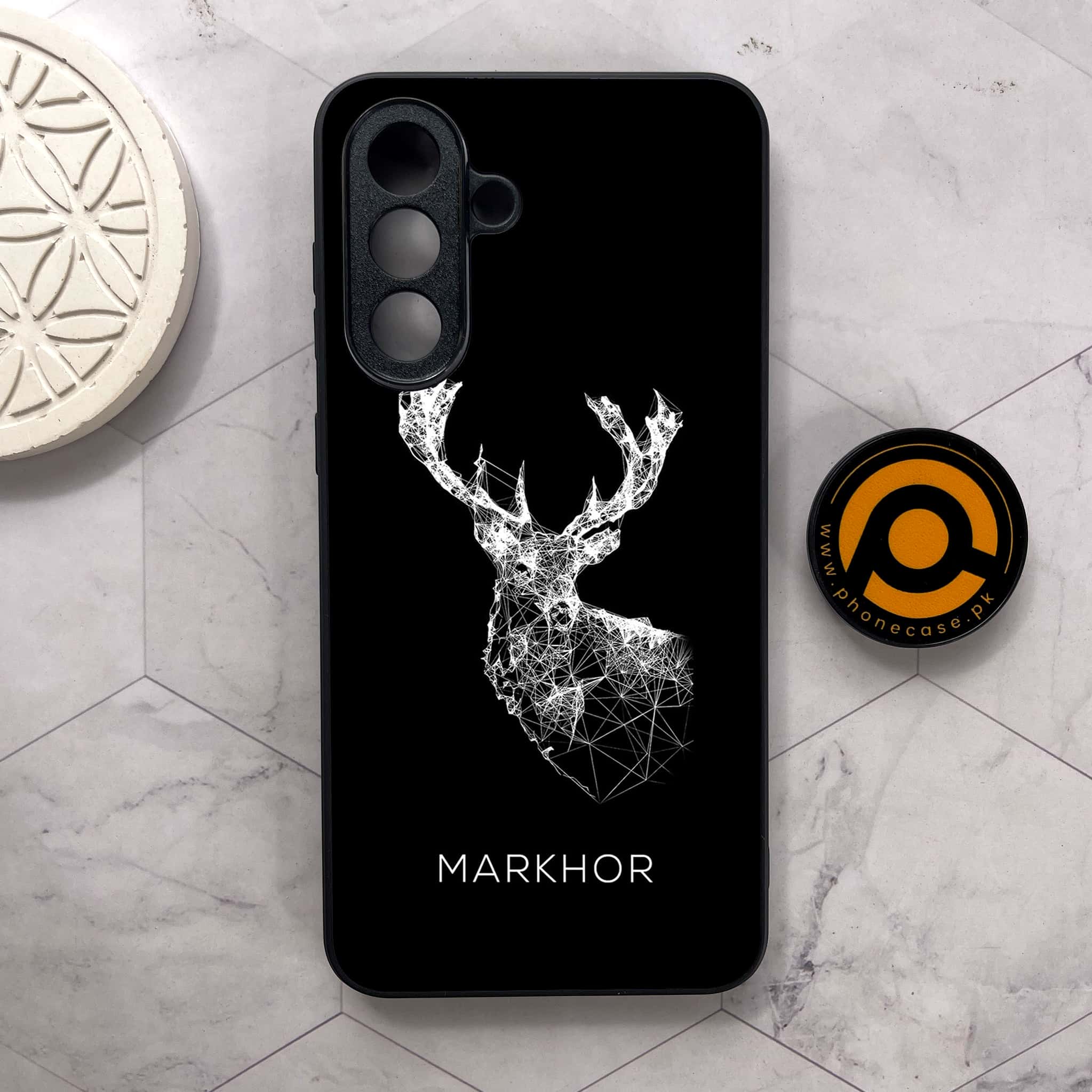 Samsung Galaxy A26 5G - Markhor Series - Premium Metal Printed soft Bumper shock Proof Case