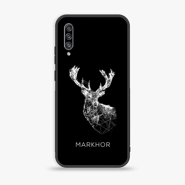 Galaxy A50/ A50s/ A30s - Markhor Design 4 - Premium Printed Glass soft Bumper shock Proof Case CS-34594