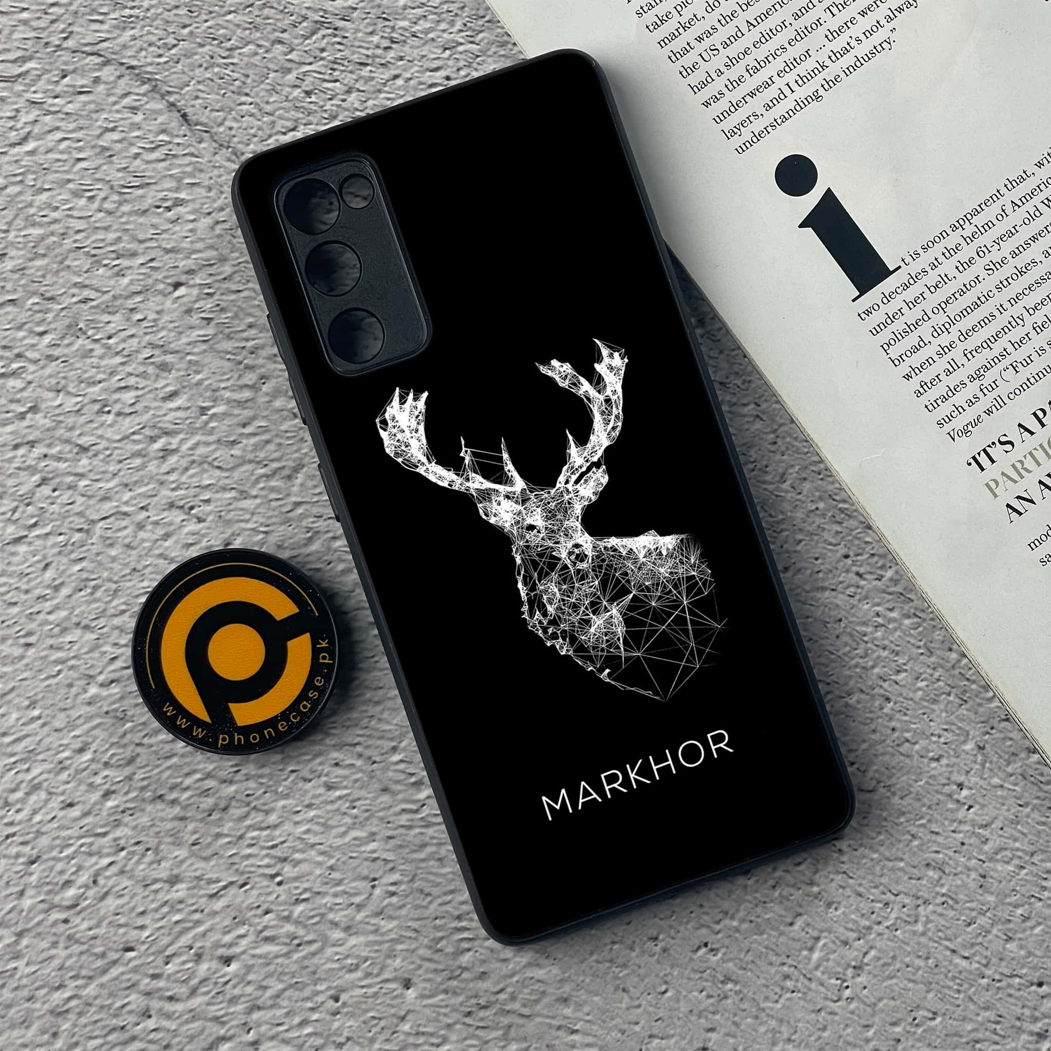 Galaxy S20 FE - Markhor Series - Premium Printed Glass soft Bumper shock Proof Case