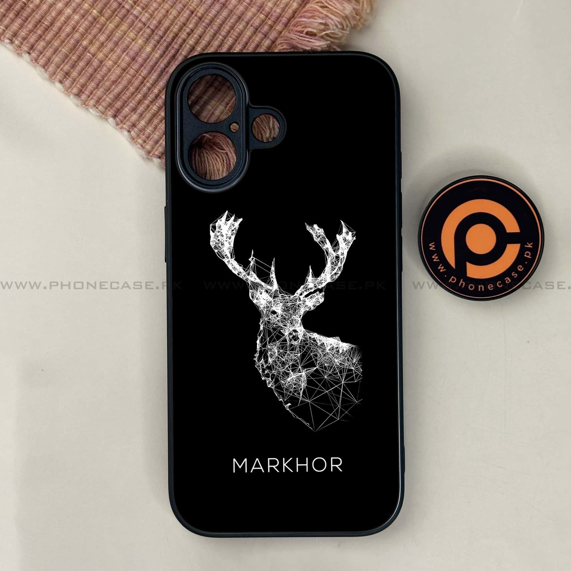iPhone 17 - Markhor Series - Premium Printed Glass soft Bumper shock Proof Case