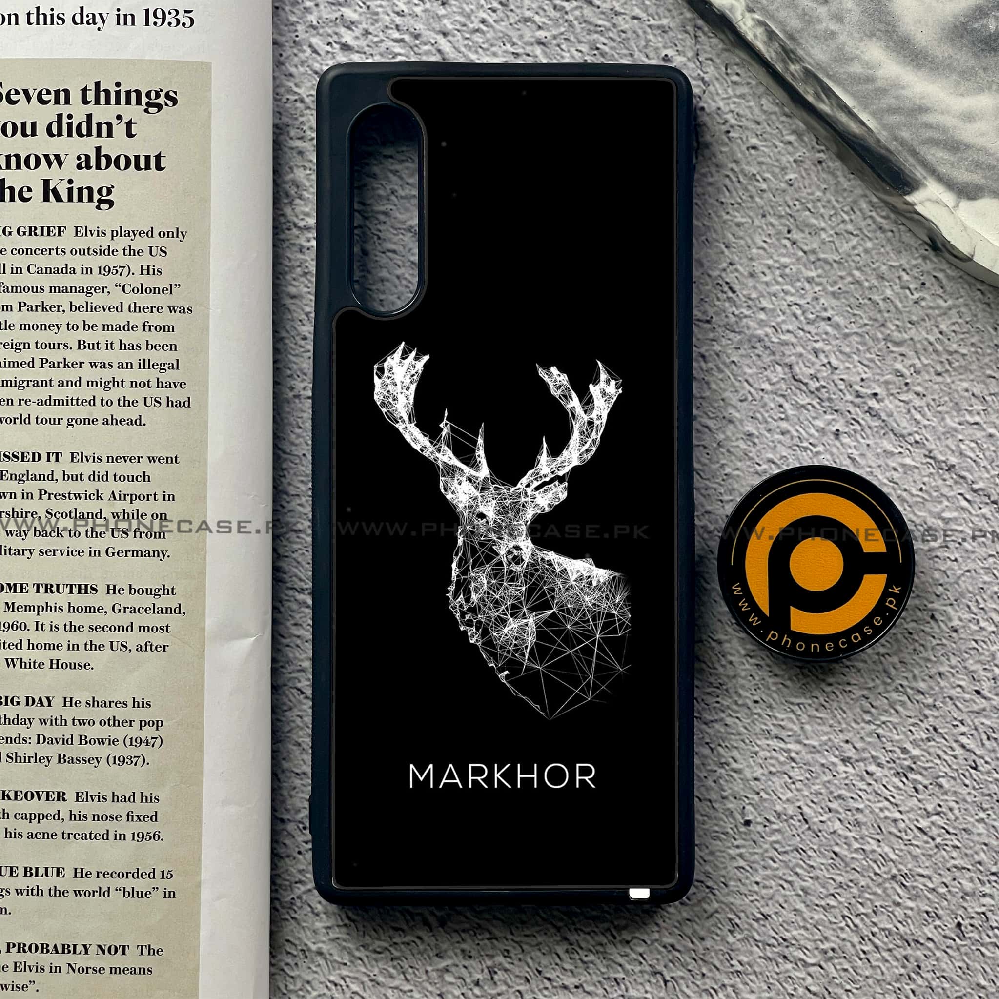 LG Velvet - Markhor Series - Premium Printed Glass soft Bumper shock Proof Case