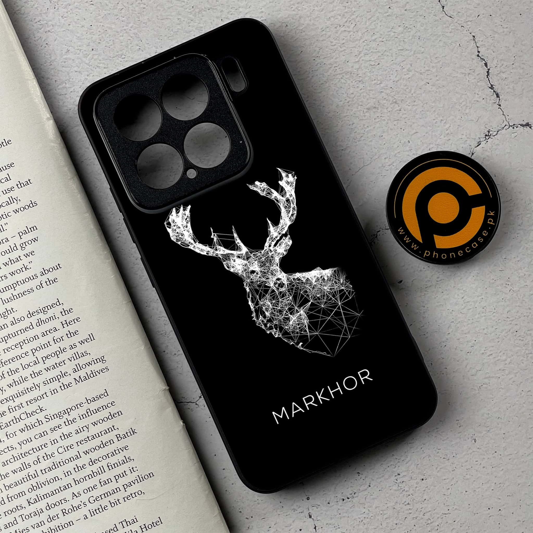 Xiaomi 15 - Markhor Series - Premium Metal Printed soft Bumper shock Proof Case