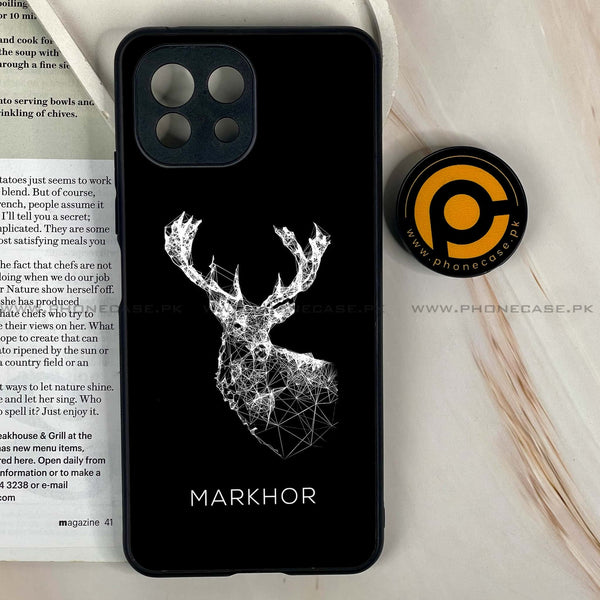 Xiaomi MI 11 Lite/ Xiaomi 11 Lite 5G NE - Markhor Design 4  - Premium Metal Printed soft Bumper shock Proof Case CS-31138