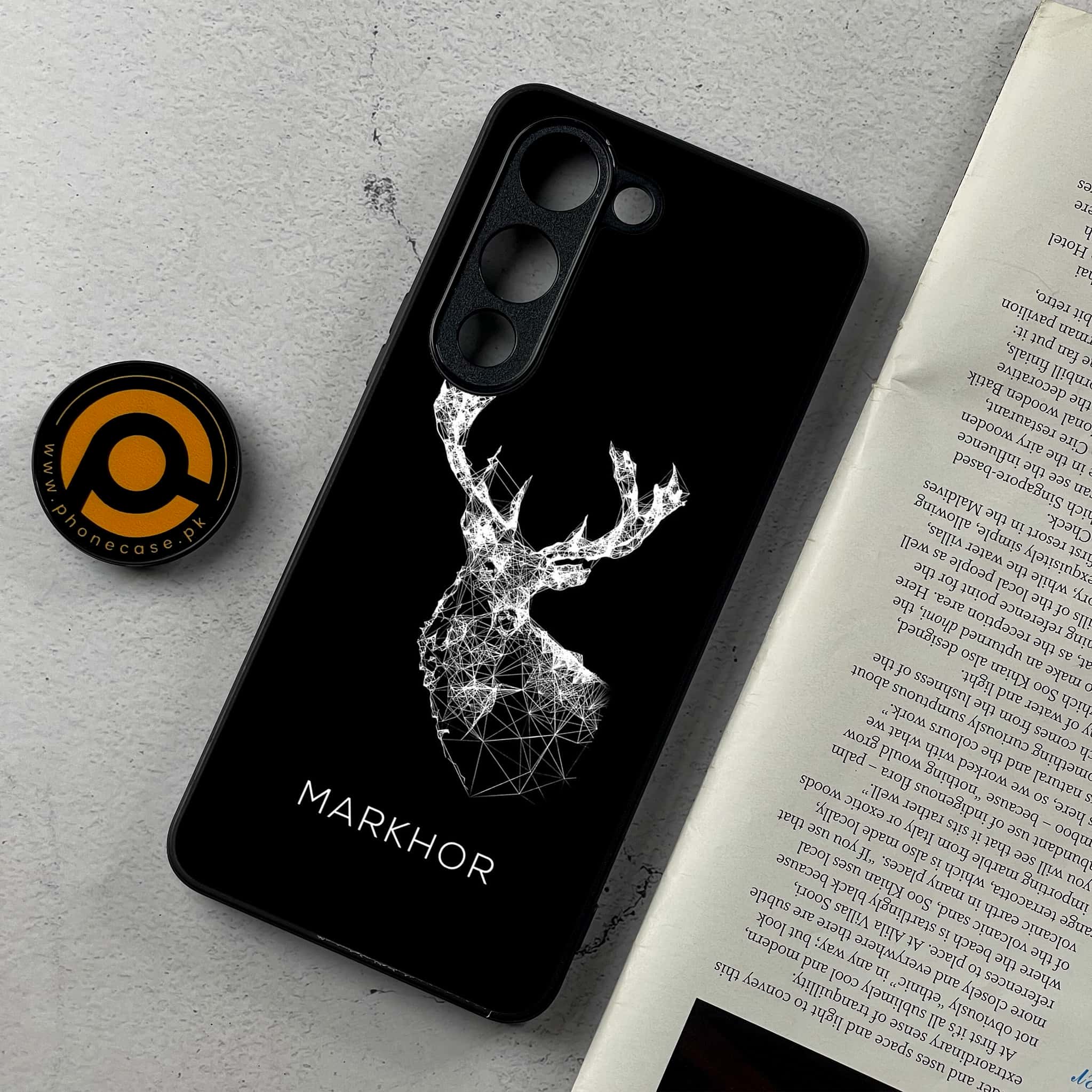 Vivo Y04 - Markhor Series - Premium Metal Printed Soft Bumper Shockproof Case