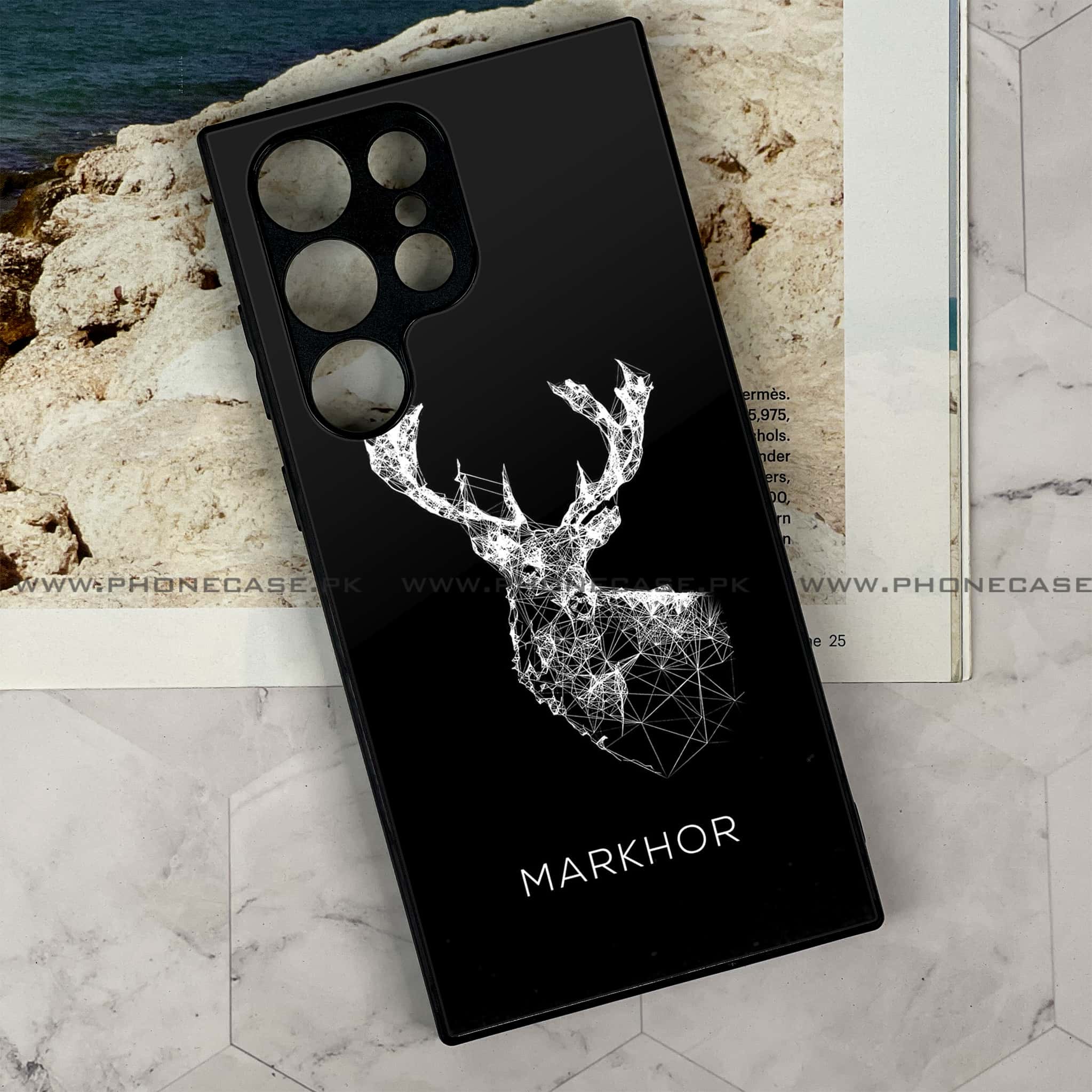 Samsung Galaxy S24 Ultra - Markhor Series - Premium Metal Printed soft Bumper shock Proof Case