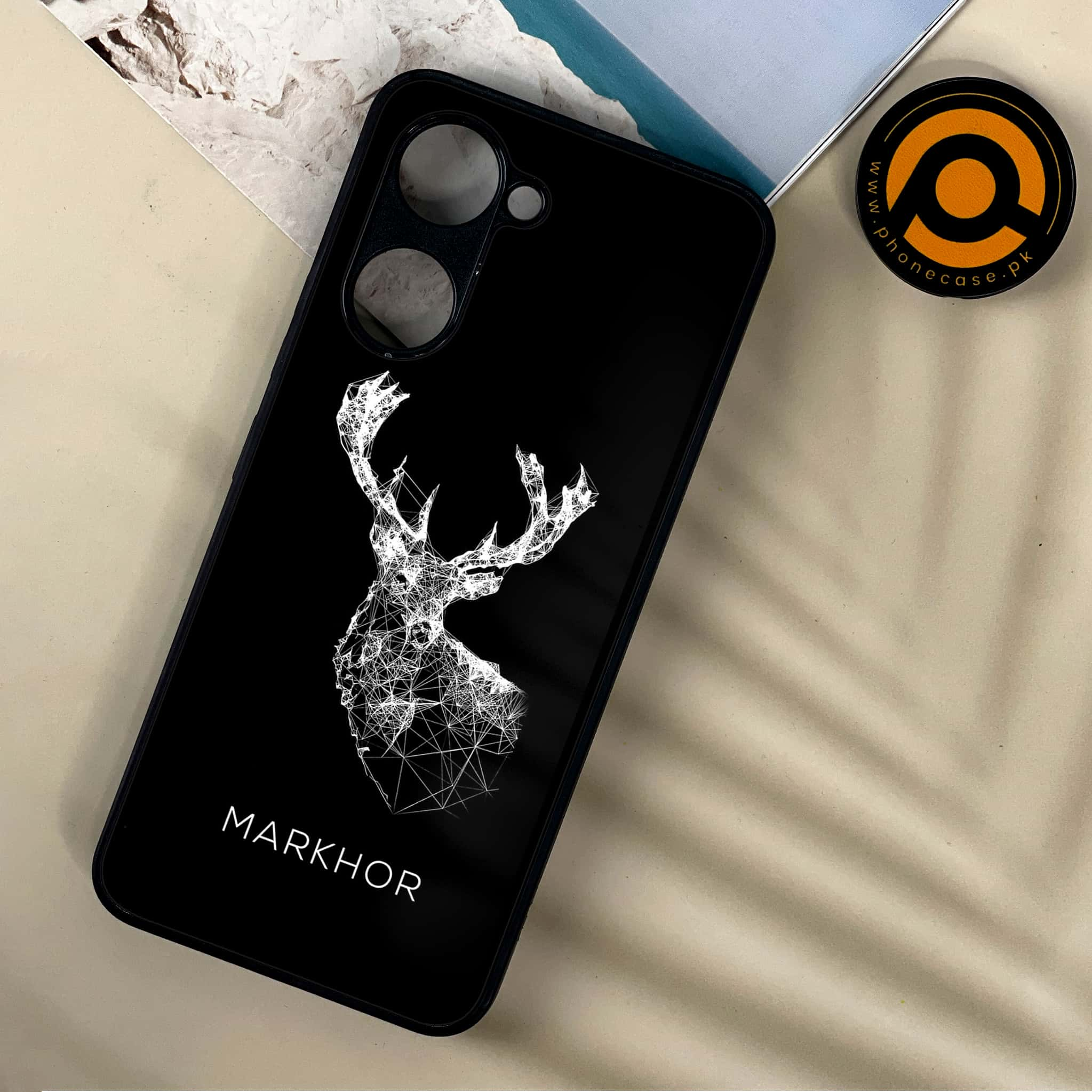 Vivo Y03 - Markhor Series - Premium Printed Metal soft Bumper shock Proof Case