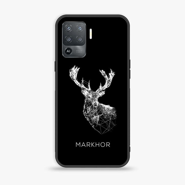 Oppo F19 Pro - Markhor  Design 4 - Premium Printed Glass soft Bumper shock Proof Case CS-16784