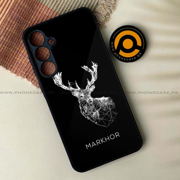 Samsung Galaxy A04s - Markhor Design 4 - Premium Printed Glass soft Bumper shock Proof Case CS-17240 CS-29250