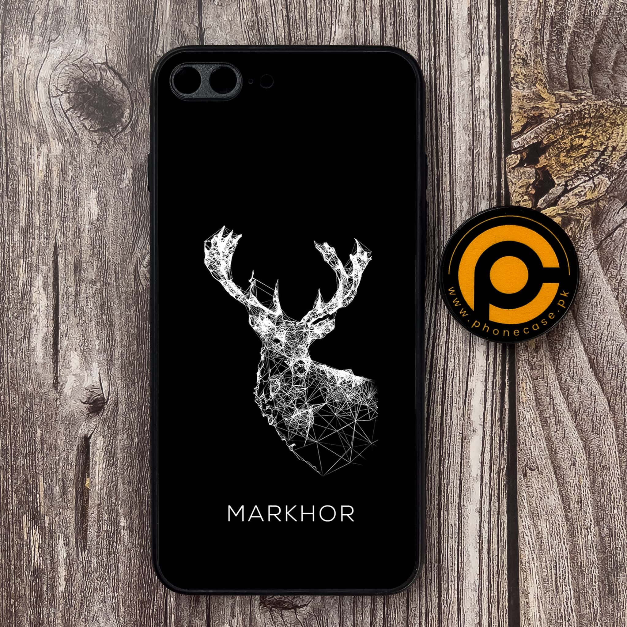 iPhone 7 Plus  - Markhor Series - Premium Metal Printed soft Bumper shock Proof Case