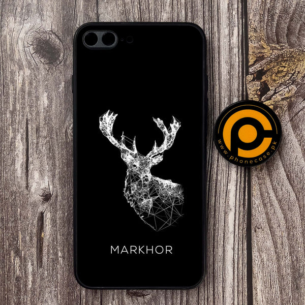 iPhone 7 Plus  - Markhor Design 4- Premium Metal Printed soft Bumper shock Proof Case CS-37204