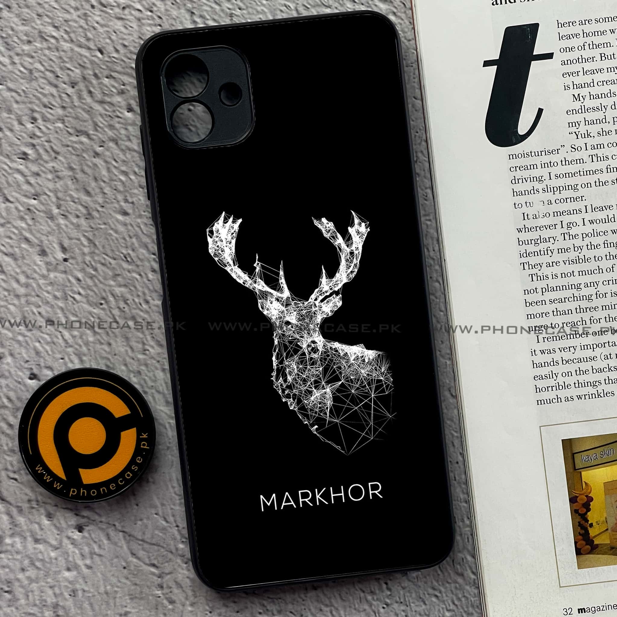 Samsung Galaxy A04 - Markhor Series - Premium Printed Glass soft Bumper shock Proof Case