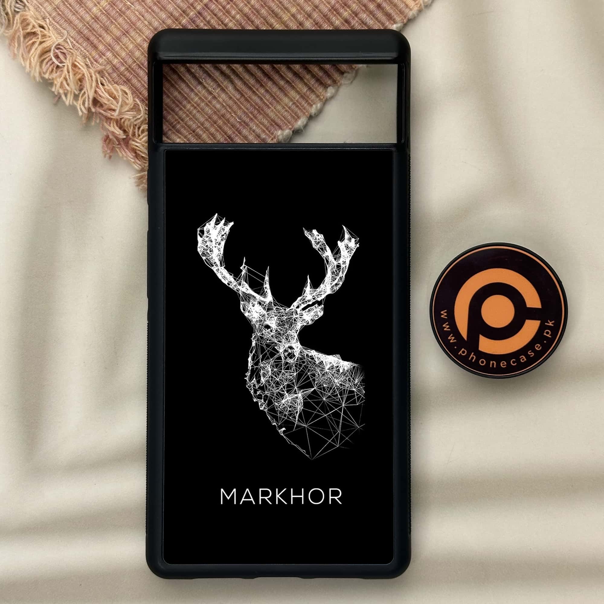 Google Pixel 6 - Markhor Series - Premium Metal Printed soft Bumper Shock Proof Case