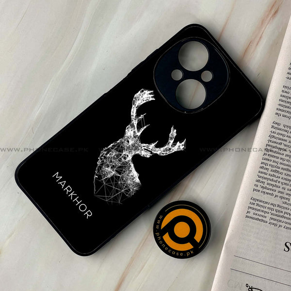 Tecno Spark Go 1 - Markhor Design 4 - Premium Metal Printed soft Bumper shock Proof Case CS-31552 CS-31948