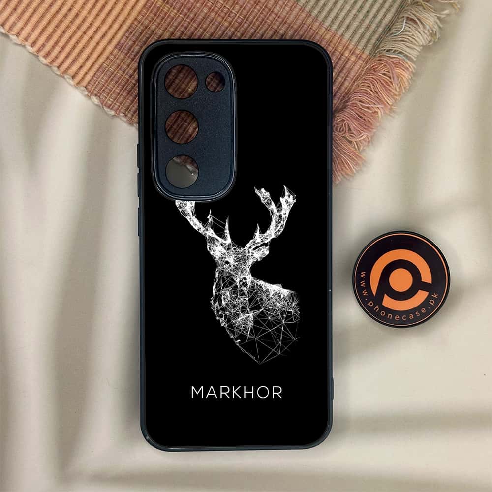 Tecno Spark 40 Pro Plus - Markhor Series - Premium Metal Printed soft Bumper shock Proof Case