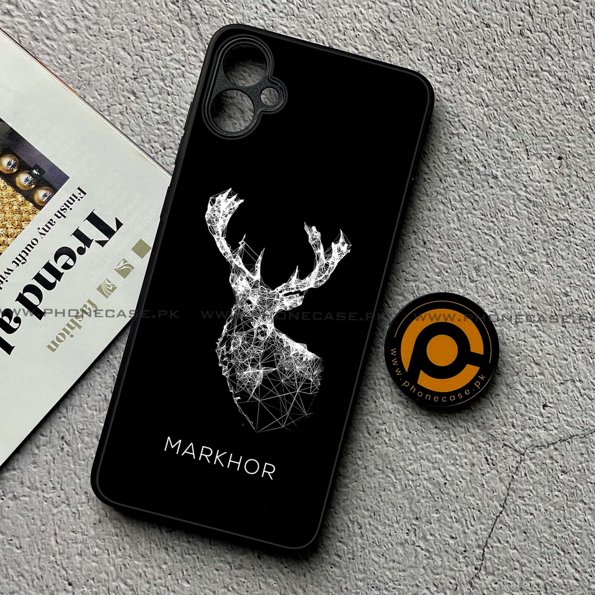 Samsung Galaxy A05 - Markhor Series - Premium Metal Printed soft Bumper shock Proof Case