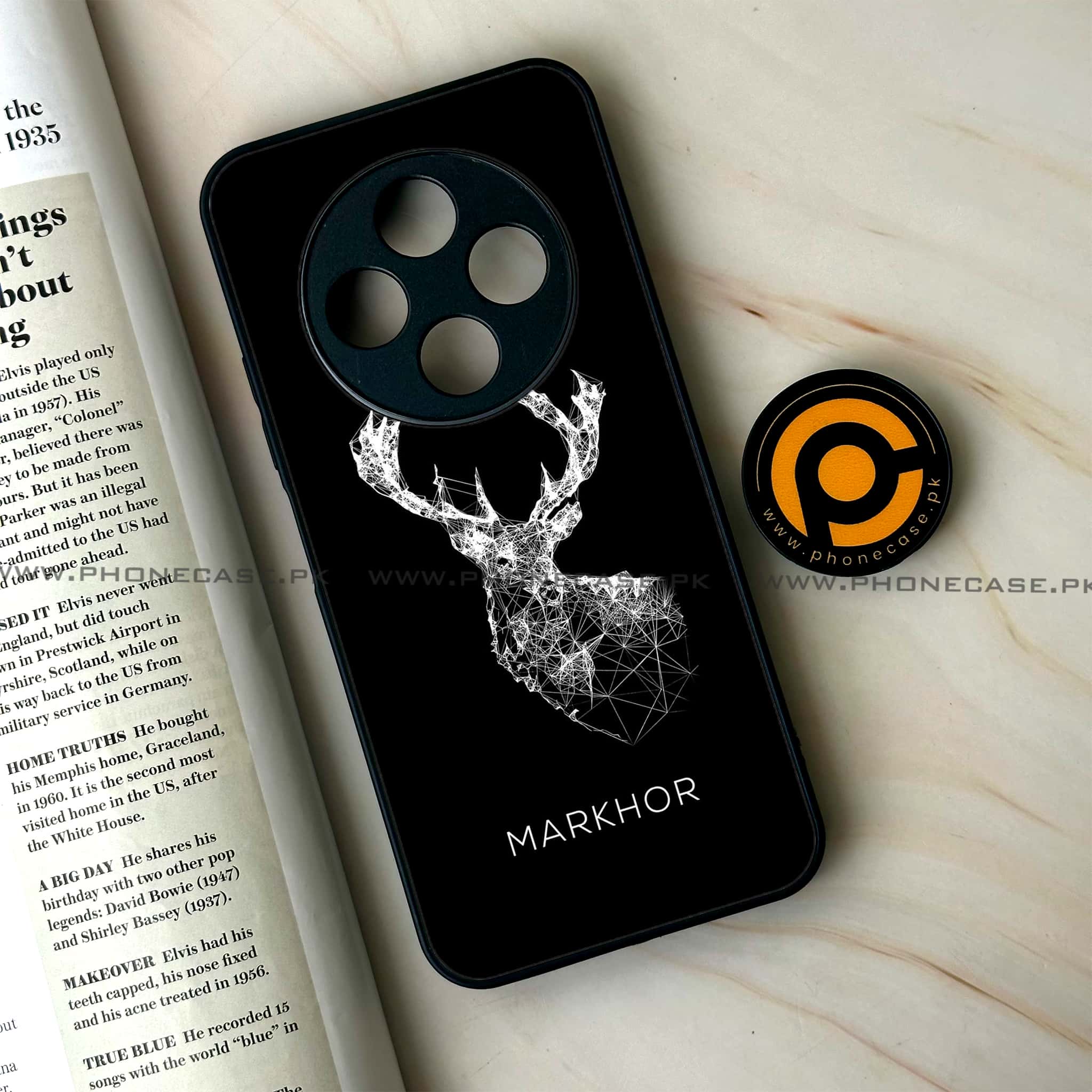 Oppo F27 Pro - Markhor Series - Premium Metal Printed soft Bumper Shock Proof Case