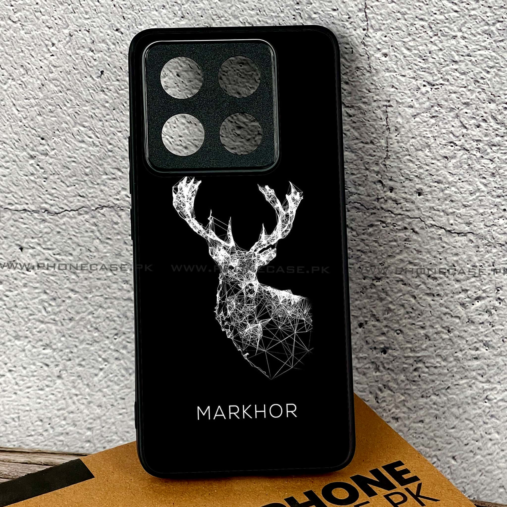 Xiaomi 14T Pro - Markhor Series - Premium Printed Glass soft Bumper shock Proof Case