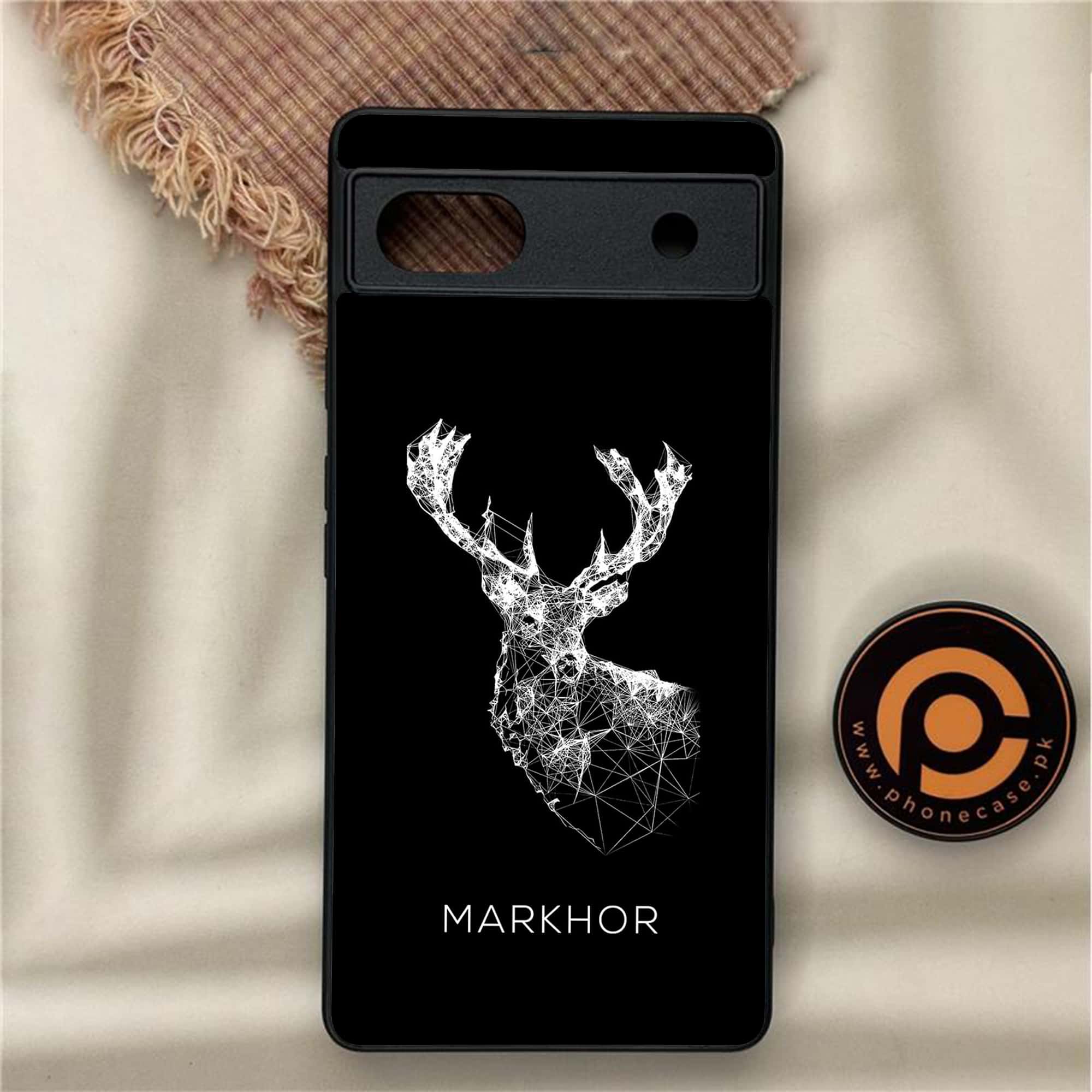 Google Pixel 6A - Markhor Series - Premium Metal Printed soft Bumper Shock Proof Case