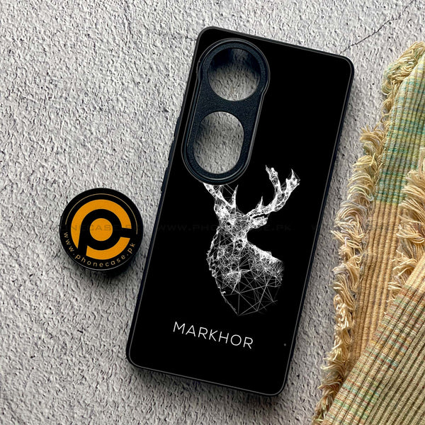 Vivo V40 - Markhor  Design 4  - Premium Metal Printed soft Bumper shock Proof Case CS-35216