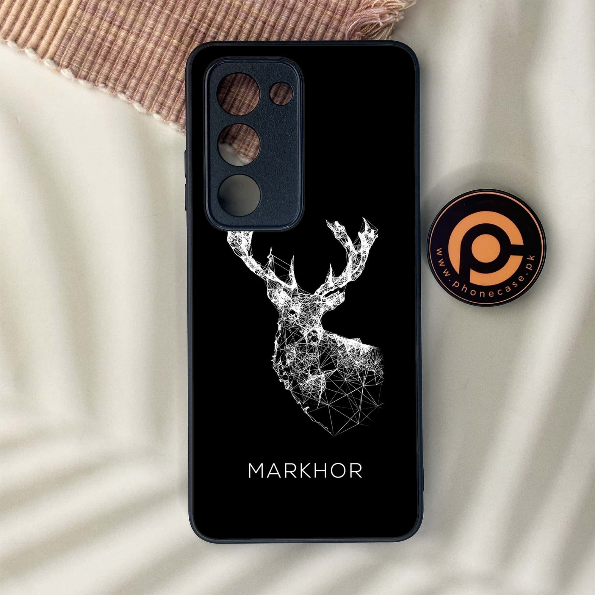 Oppo A5 2025 - Markhor Series - Premium Metal Printed soft Bumper shock Proof Case