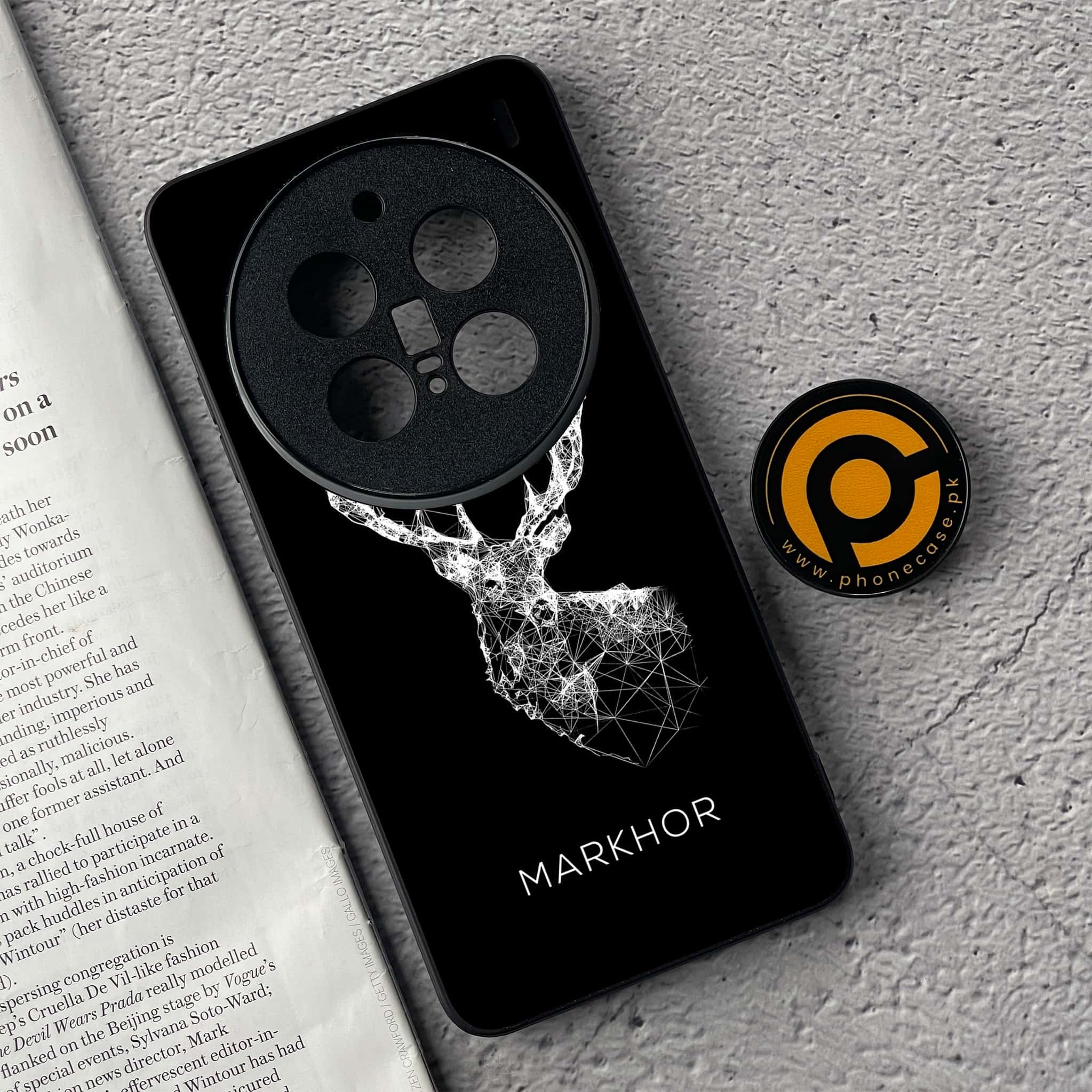 Vivo X200 Pro - Markhor Series - Premium Metal  Printed soft Bumper shock Proof Case