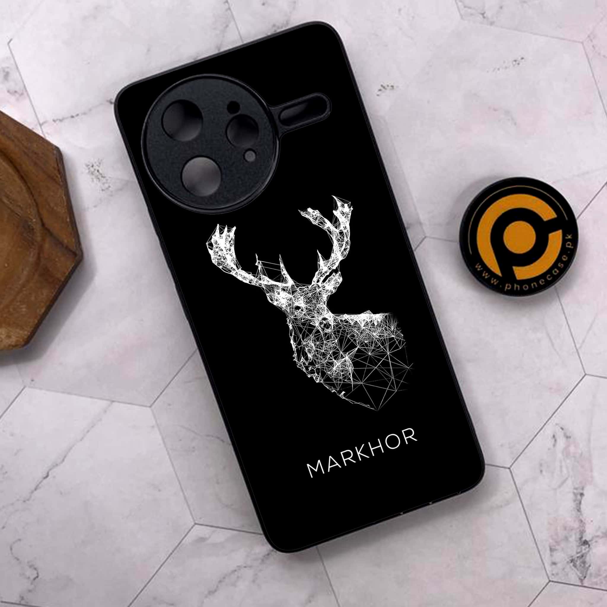 Xiaomi Poco F7 Ultra 5G - Markhor Series - Premium Metal Printed soft Bumper shock Proof Case