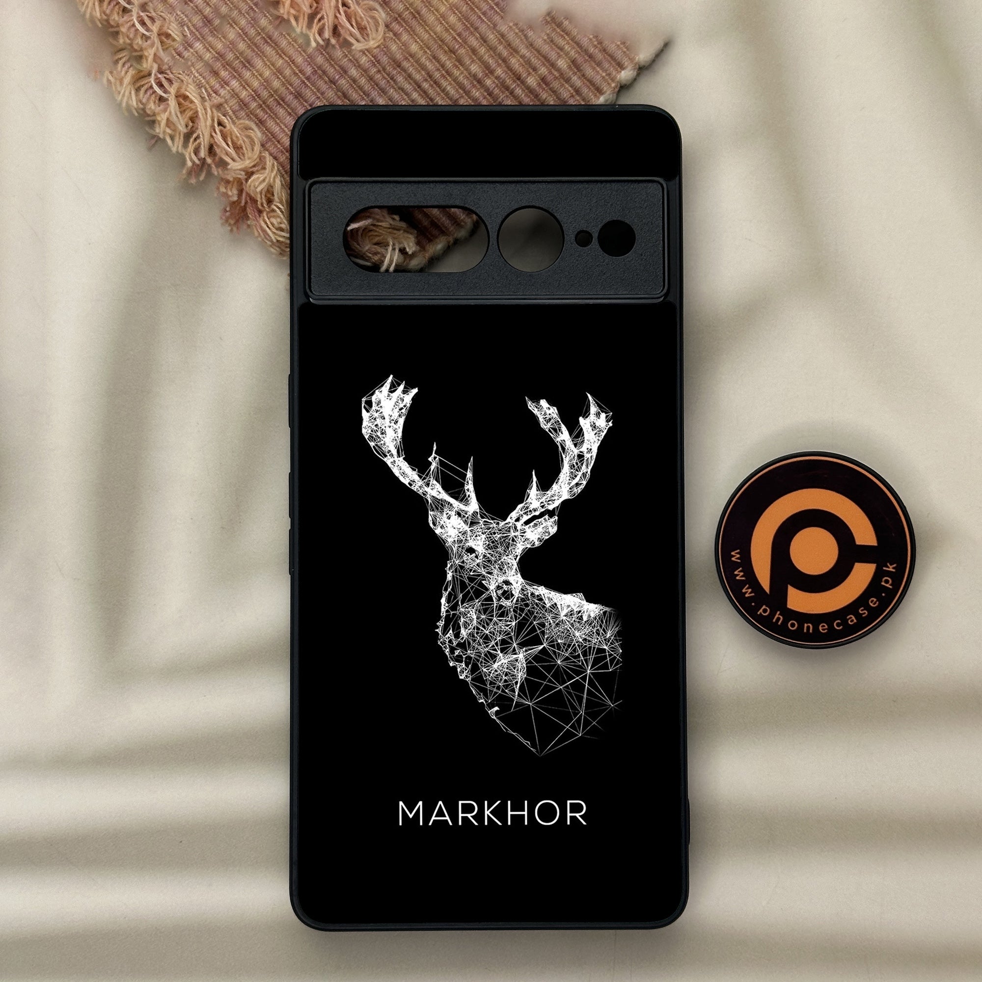 Google Pixel 7 Pro - Markhor Series - Premium Metal Printed soft Bumper Shock Proof Case