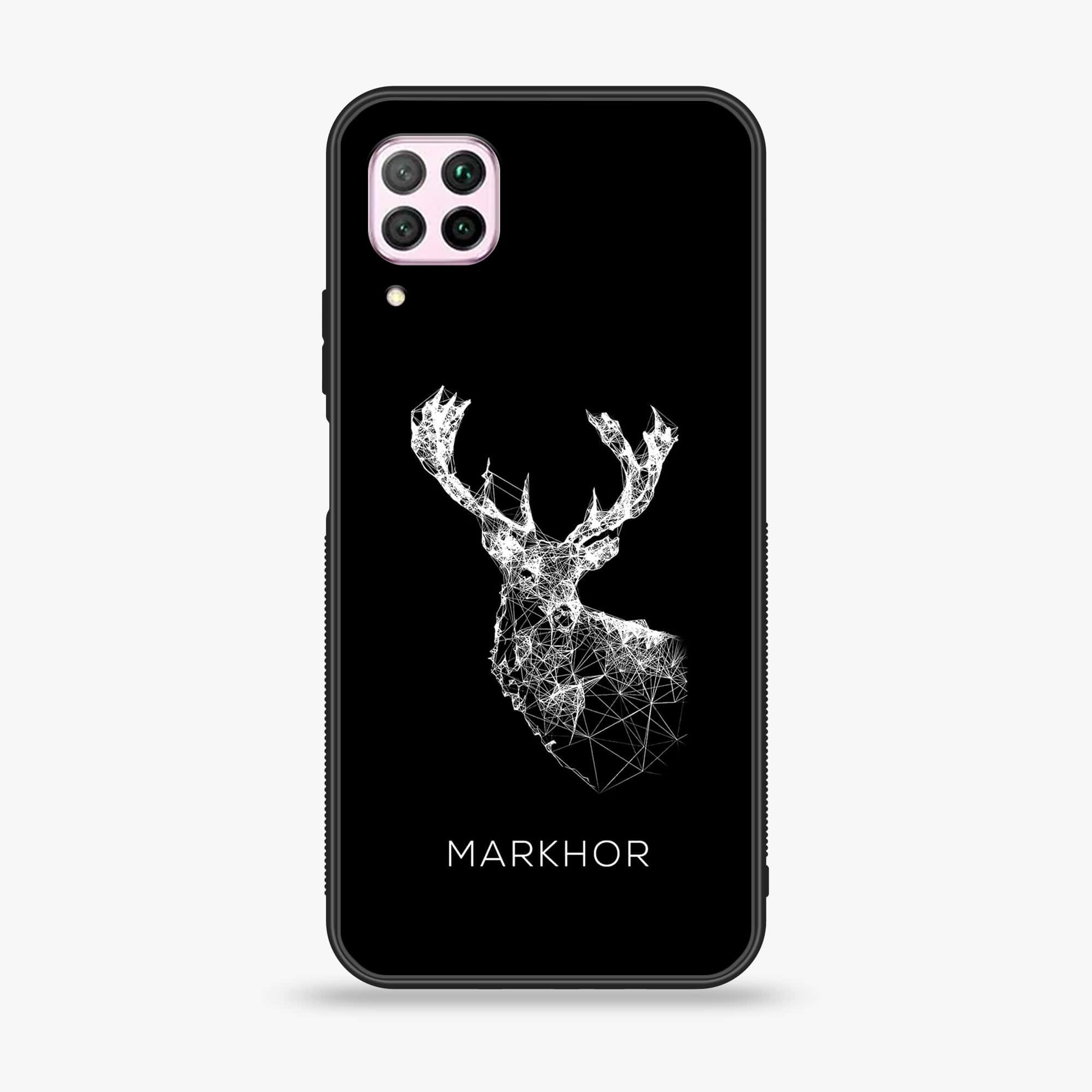 Huawei Nova 7i - Markhor Series - Premium Printed Glass soft Bumper shock Proof Case