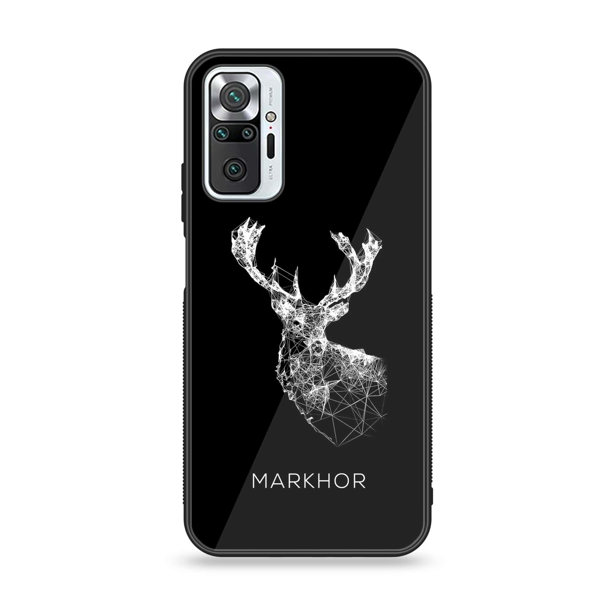 Xiaomi Redmi Note 10 Pro - Markhor Series - Premium Printed Glass soft Bumper shock Proof Case